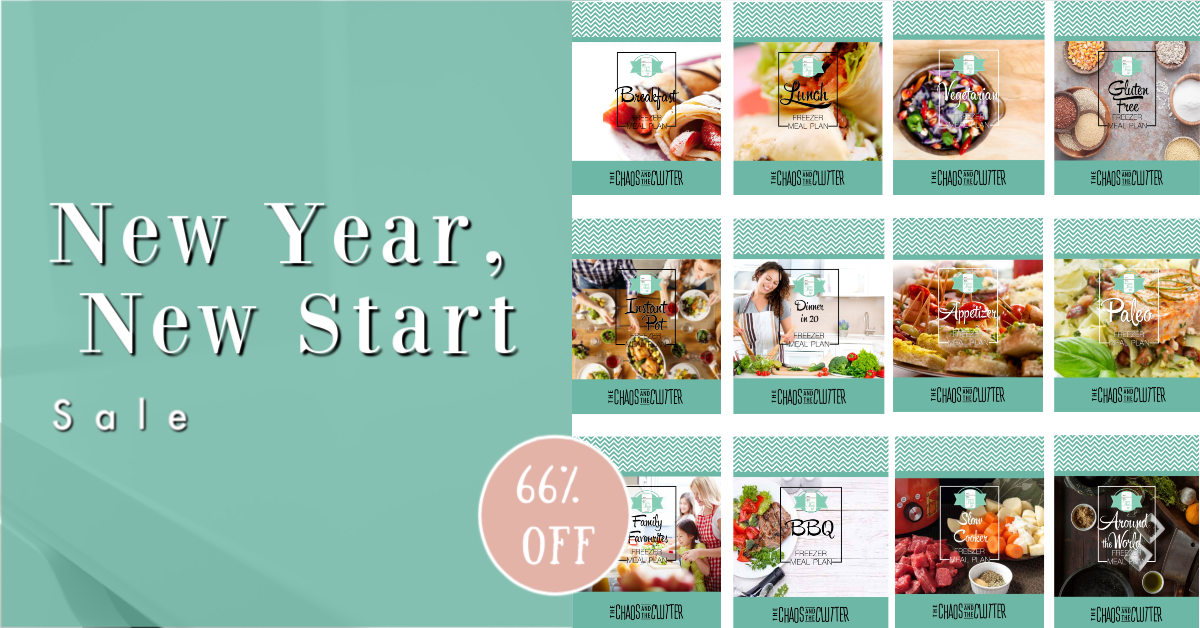 Freezer Meal New Year Sale