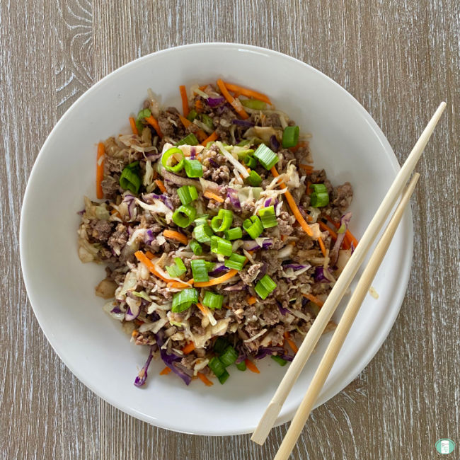 Egg Roll in a Bowl (freezer meal)