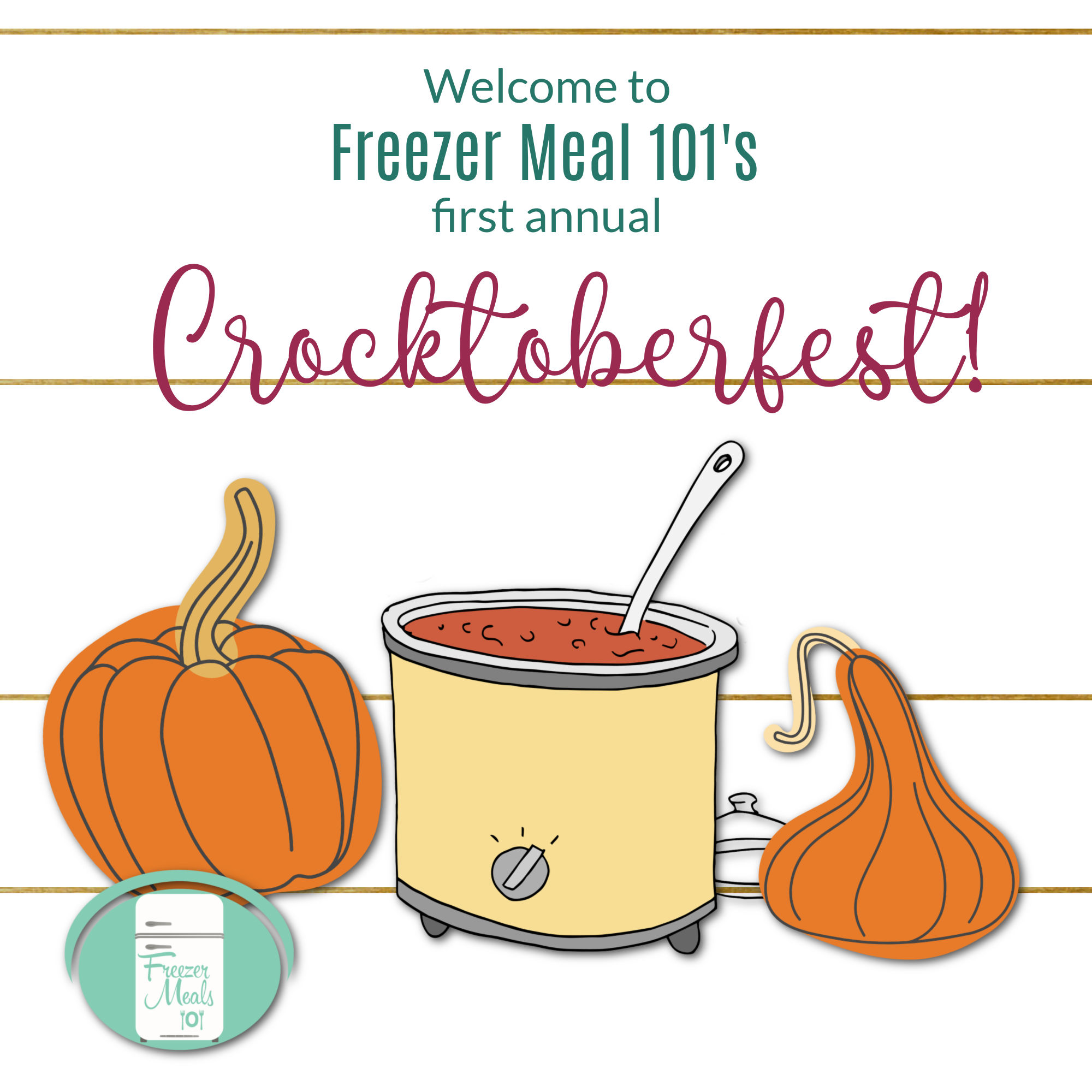 Crocktoberfest Freezer to Slow Cooker Celebration