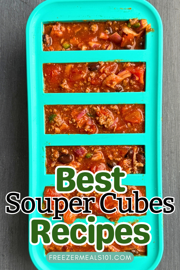 chili in teal Souper Cube tray