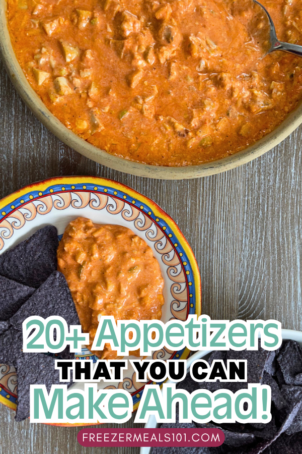 small chunks of chicken in orange sauce in a bowl and on a plate next to blue corn tortilla chips