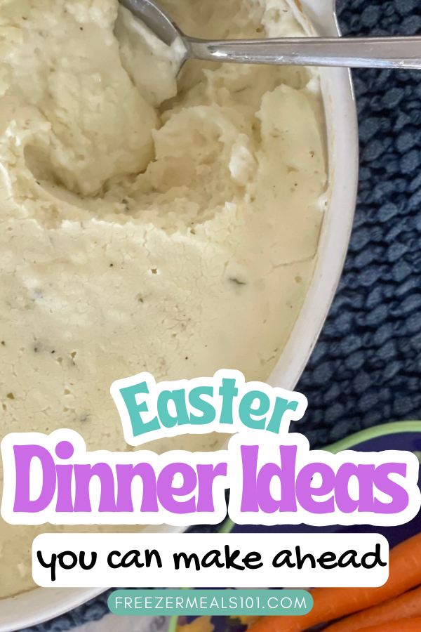 casserole dish of mashed potatoes with a spoon in it