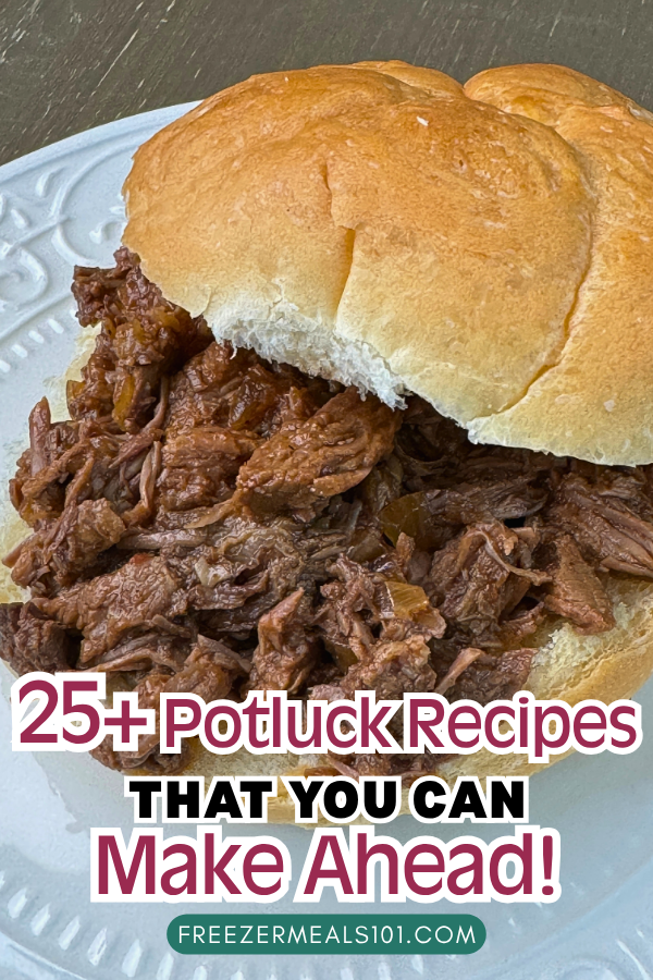 shredded beef in sauce on a bun