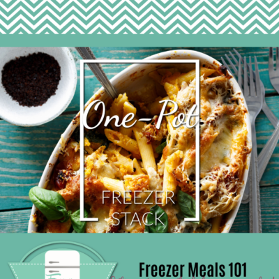 Cover page for one pot freezer stack meal plan